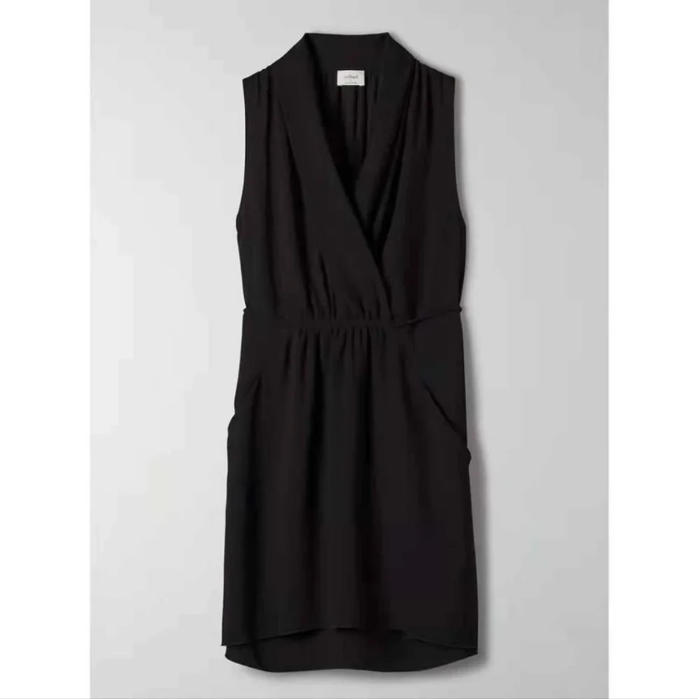 New Aritzia party dress casual dress Elegant Black Sleeveless Dress - Picture 5 of 6
